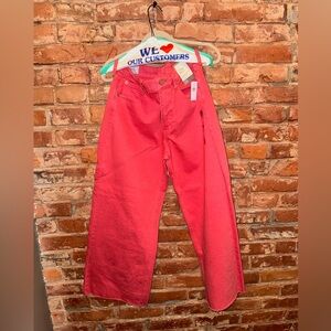 Old Navy Stride Ankle Jeans in coral/reddish color - Size 29